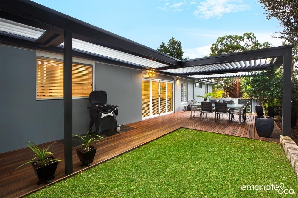 Opening Roof Patio cover and deck