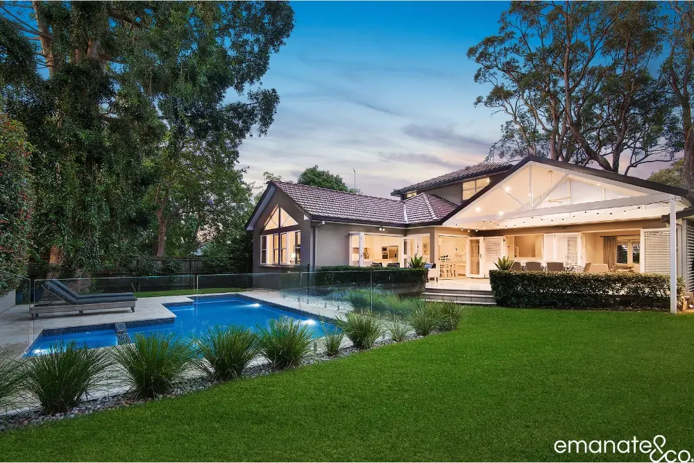 Normanhurst Gabled Patio Cover Poolside Emanate & Co