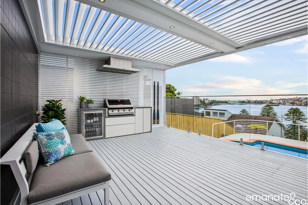 North Balgowlah Poolside Deck & Patio Cover Alfresco Emanate & Co